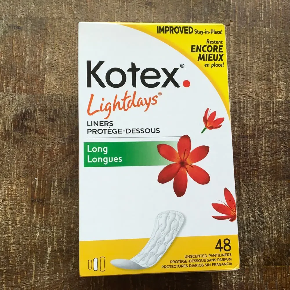 Kotex lightdays liners